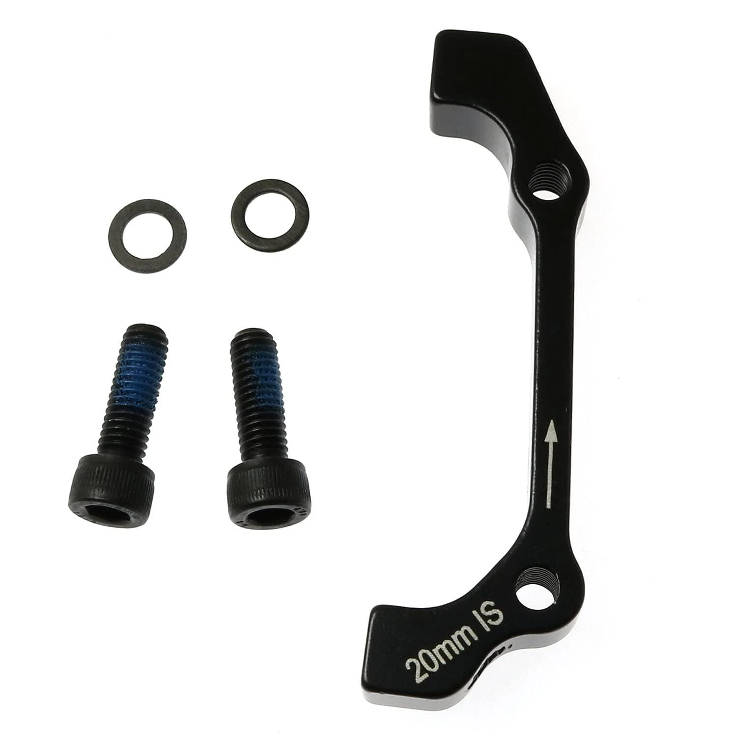 RLECS Bike Disc Brake Adapter Set for 140 160 180mm Rotor MTB Road Bicycle Accessories Include 1 x Bicycle Disc Brake Adapter 2 x Bolts 2 x Washers