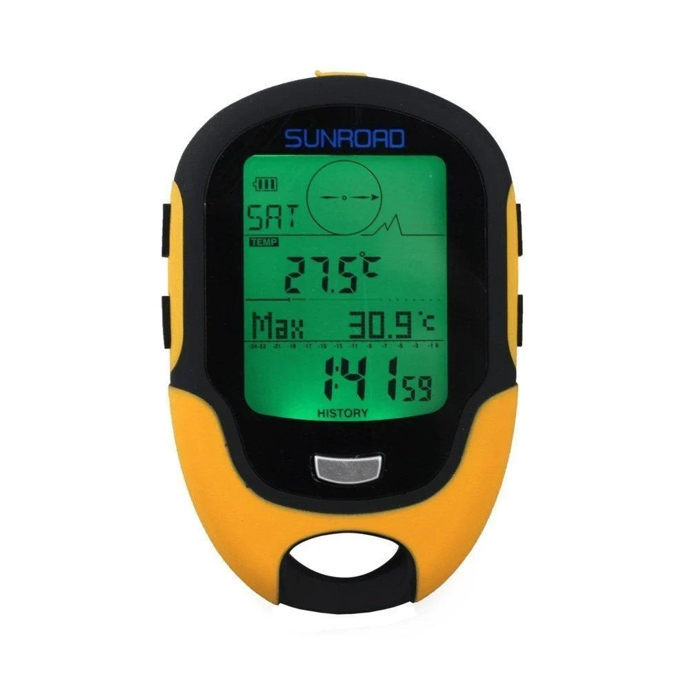 Home Care Wholesale Multifunctional Altimeter Barometer Compass for Outdoor Sports (Sunroad Model FR-500)