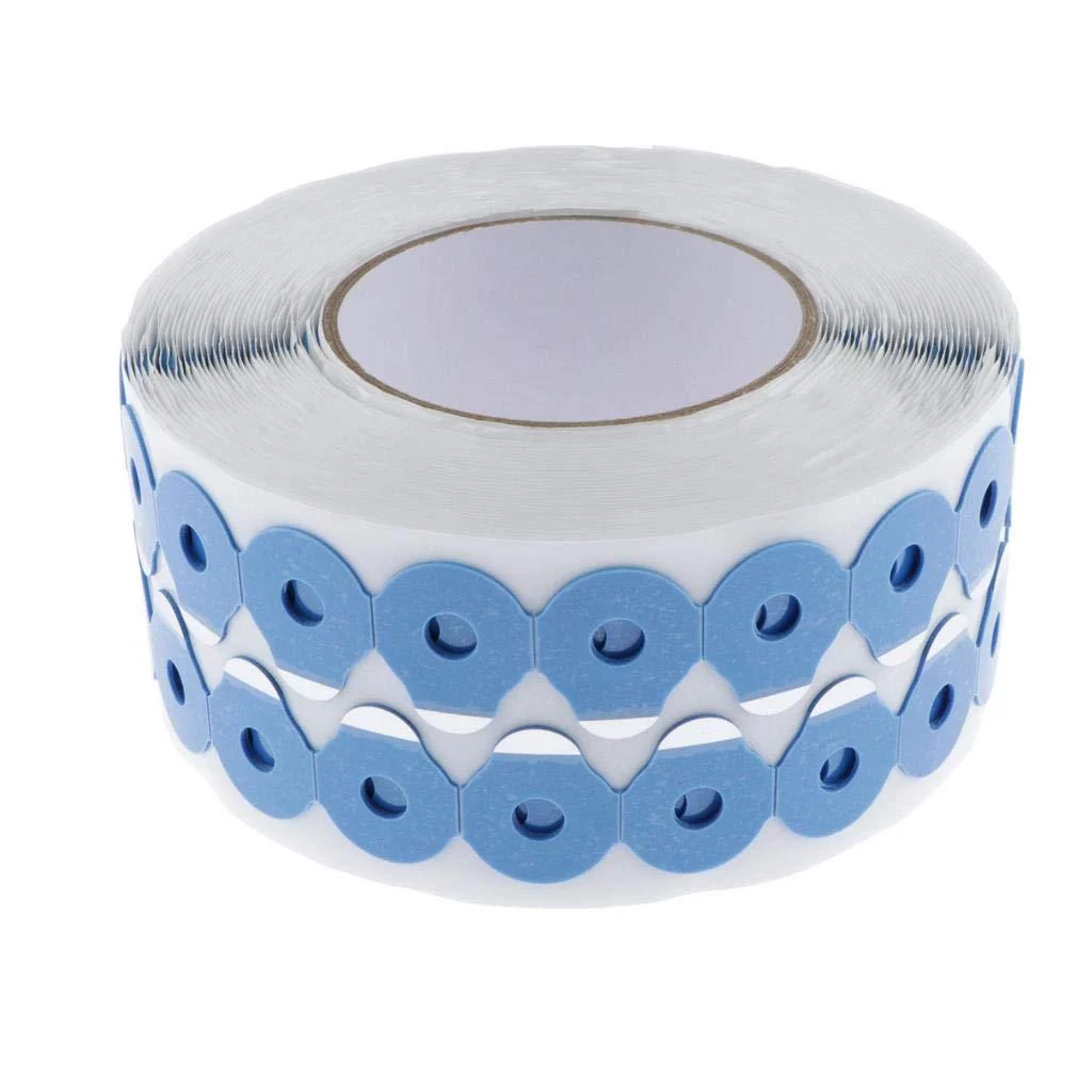 Fenteer 1000Pcs Eyewear Lens Processing Polishing Anti Slip Pads Sticker Blue Blue 02 02 Blue