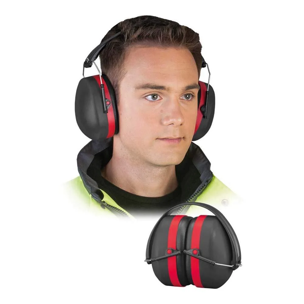 Reis OS-SUPER earmuffs black-red Uni (M) size