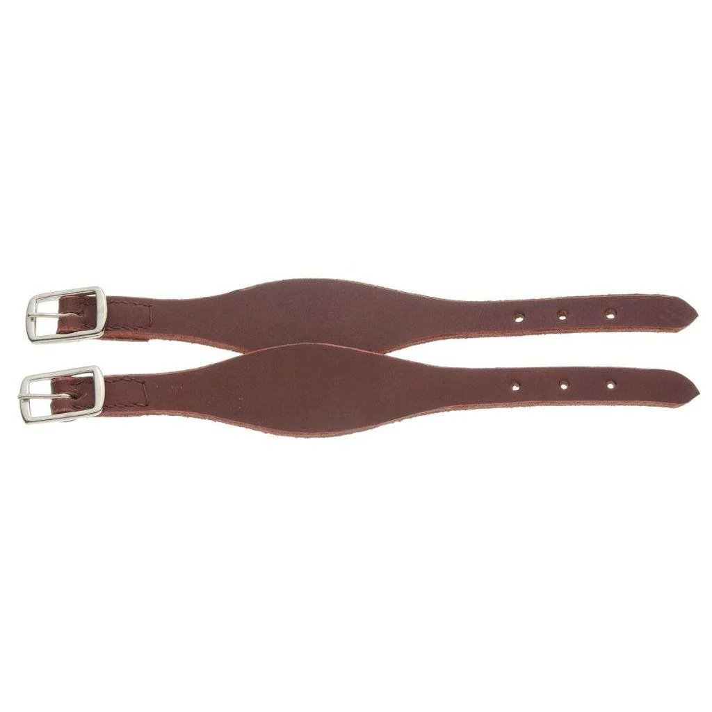 Tough-1 Shaped Leather Hobble Straps Medium Oil