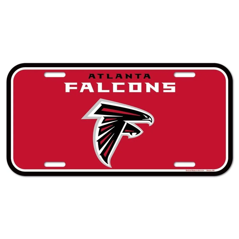 Wincraft NFL Atlanta Falcons License Plate Sign