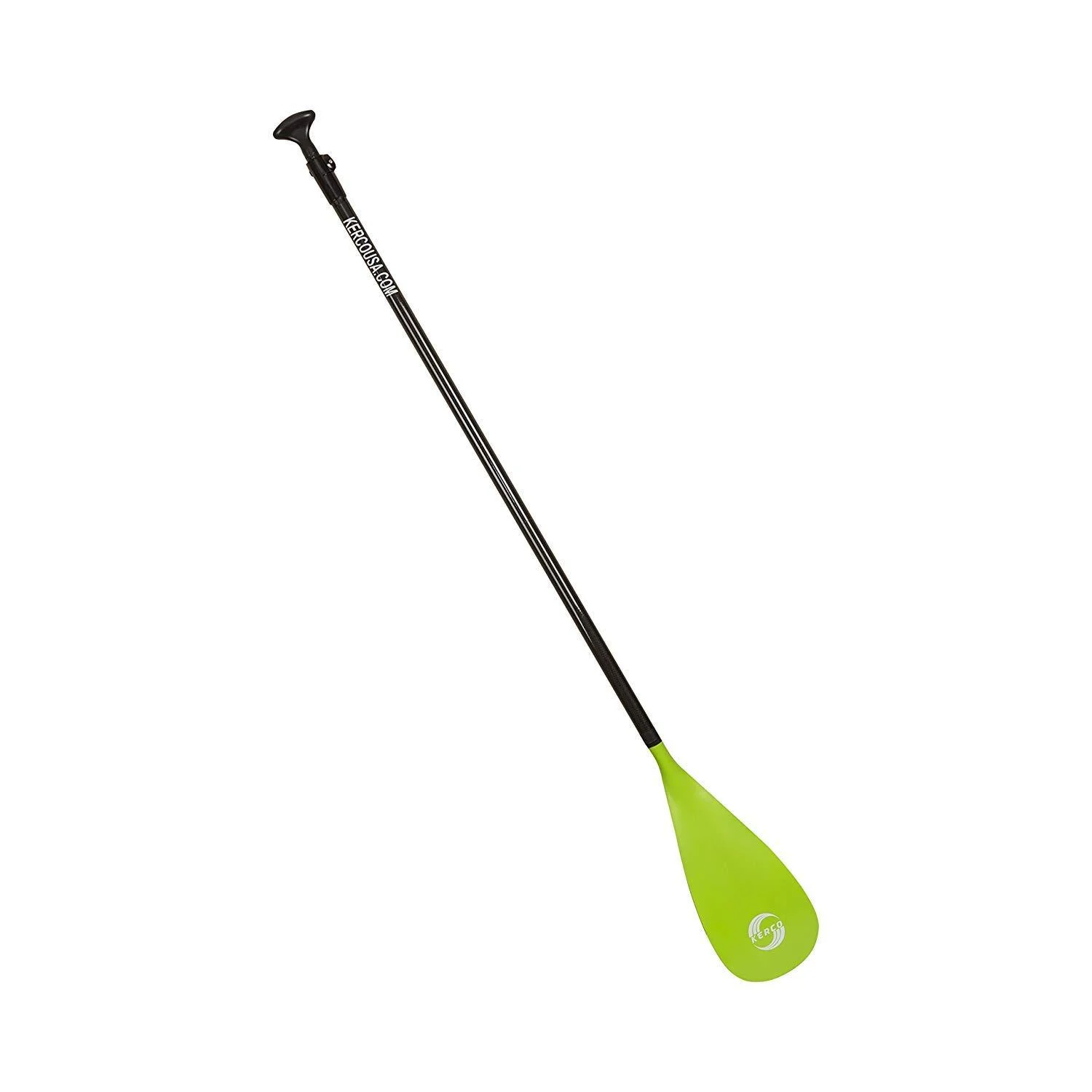 KERCO Carbon Fiber SUP Paddle 3 Piece Adjustable Carbon Fiber SUP Paddle Green