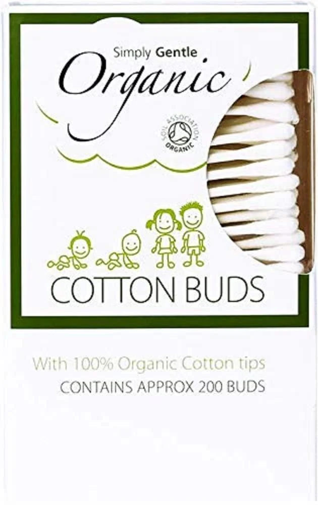 Simply Gentle Organic Cotton Buds approx 200 Buds - Generic
