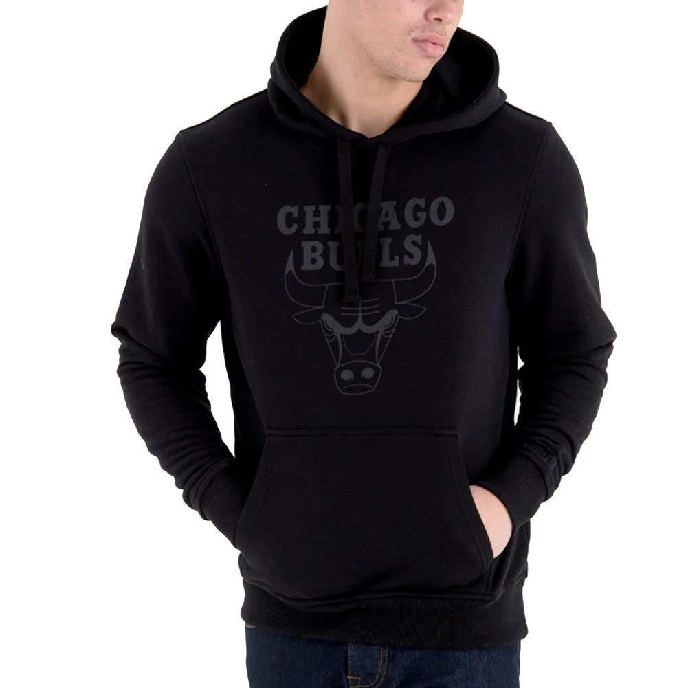 New Era - NBA Philadelphia 76ers Team Logo Hoodie - Blue L Bulls (Black/Black)
