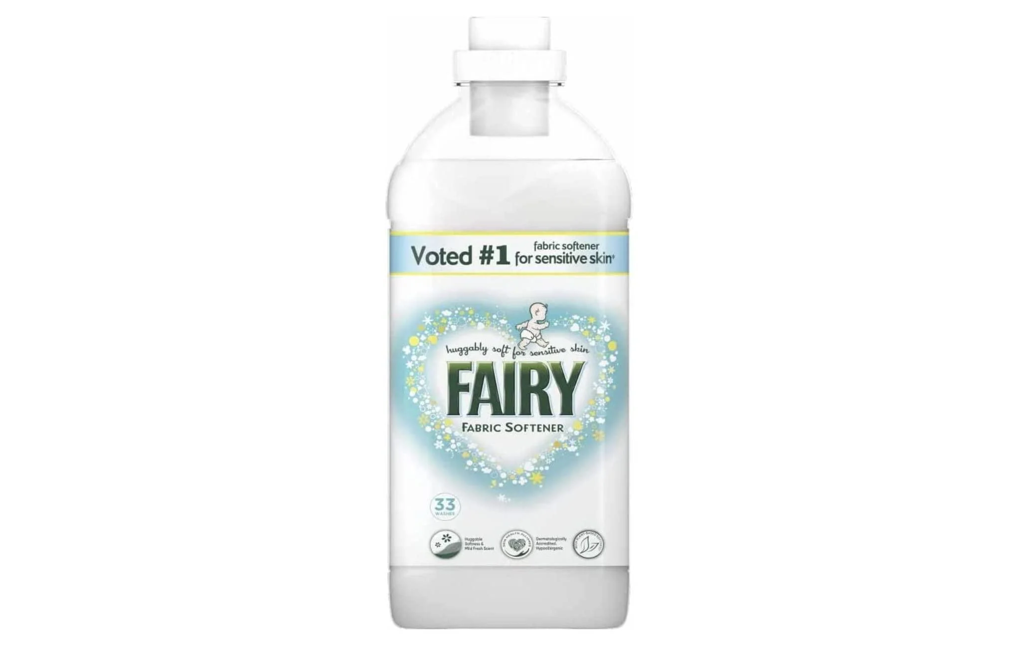 Fairy Fabric Softener Fabric Conditioner for Sensitive Skin 33 Washes 1155 ml - Generic