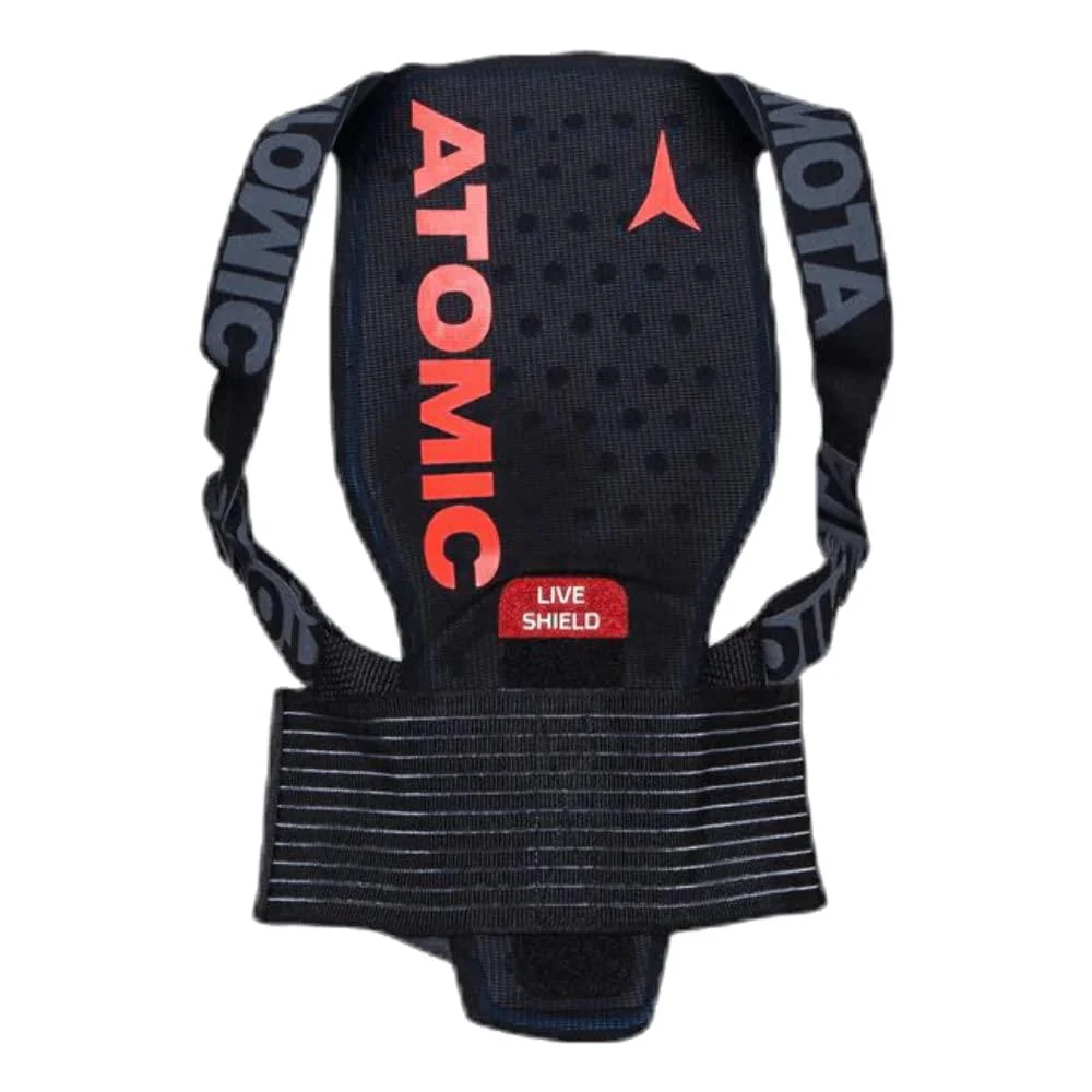 Atomic Live Shield JR in black - size L - back protector for children & adolescents - Light & breathing active protector - unrestricted freedom of movement
