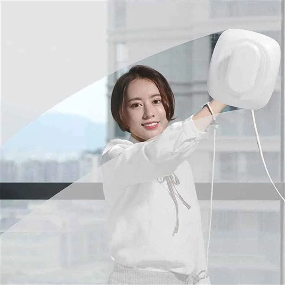 CTCOIJRN Window Cleaner Magnetic Double Side Glass Cleaning Brush Glass Tools 15 24Mm Wiper