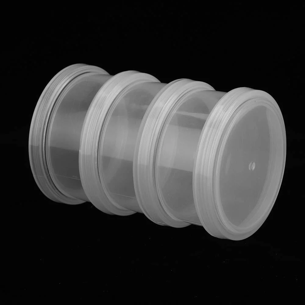 Empty storage box 3 layers Transparent empty nail art storage box nail decoration sequence organize box for nail studio and household - Brrnoo