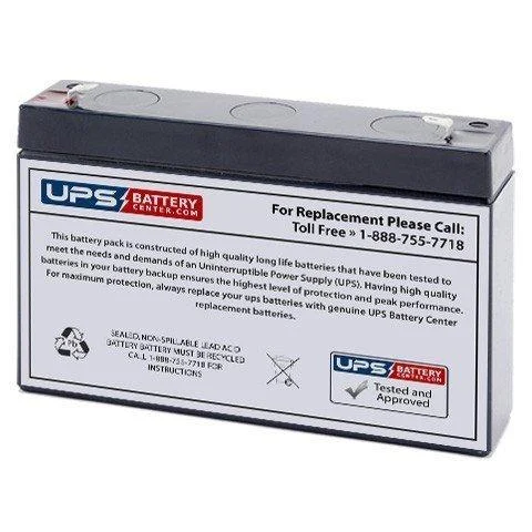 6V 7Ah SLA Battery for Huffy BMW X6 Ride On Toy Car Model 17034 - UPS Battery Center