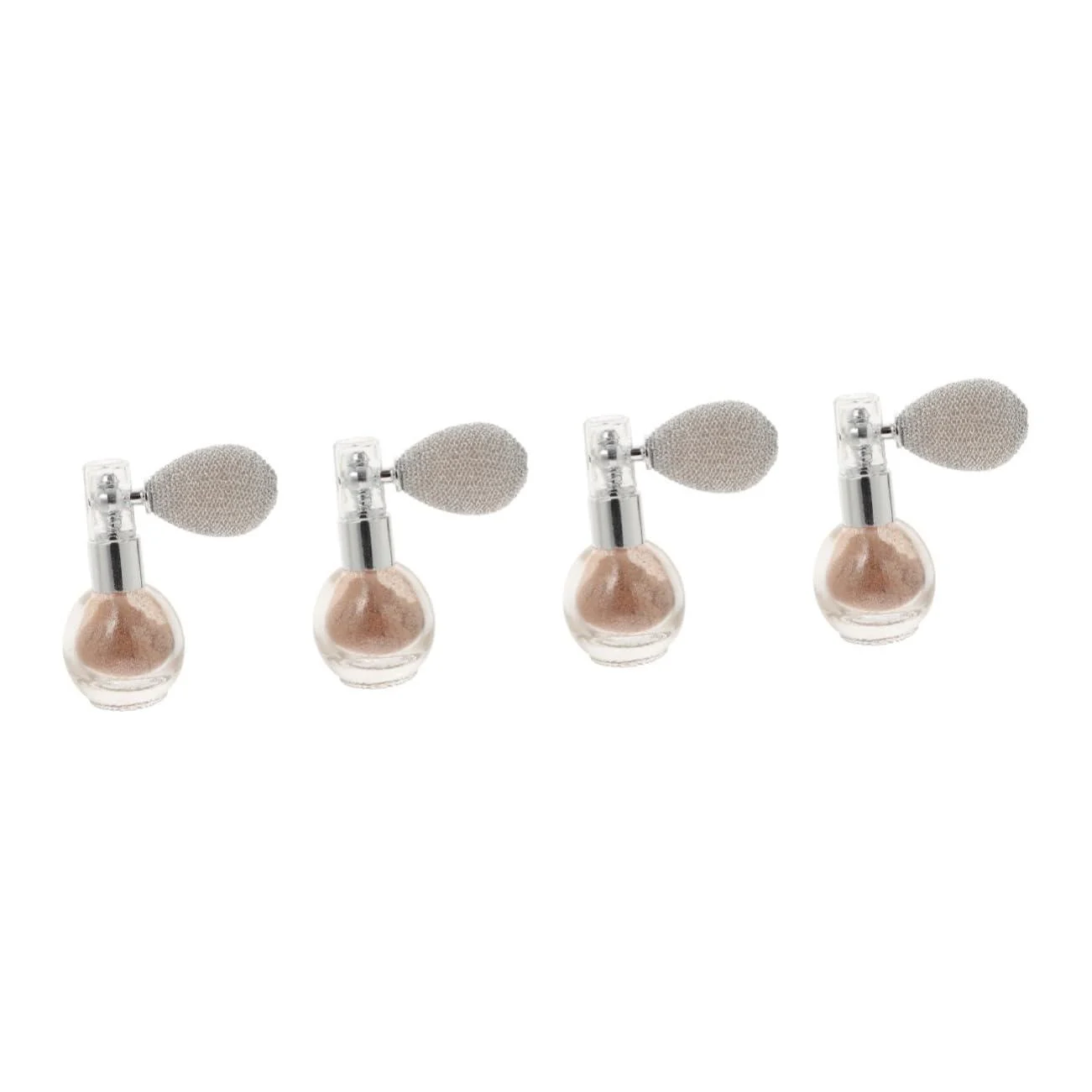 NOLITOY Loose Glitter Spray 4pcs Body Powder Spray Face Flash Powder Plastic Glitter Makeup
