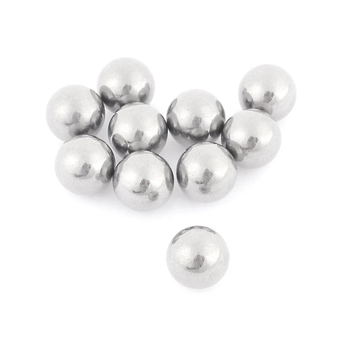 sourcing map 10pcs 14mm Dia Steel Balls for Bicycle Bearing - uxcell
