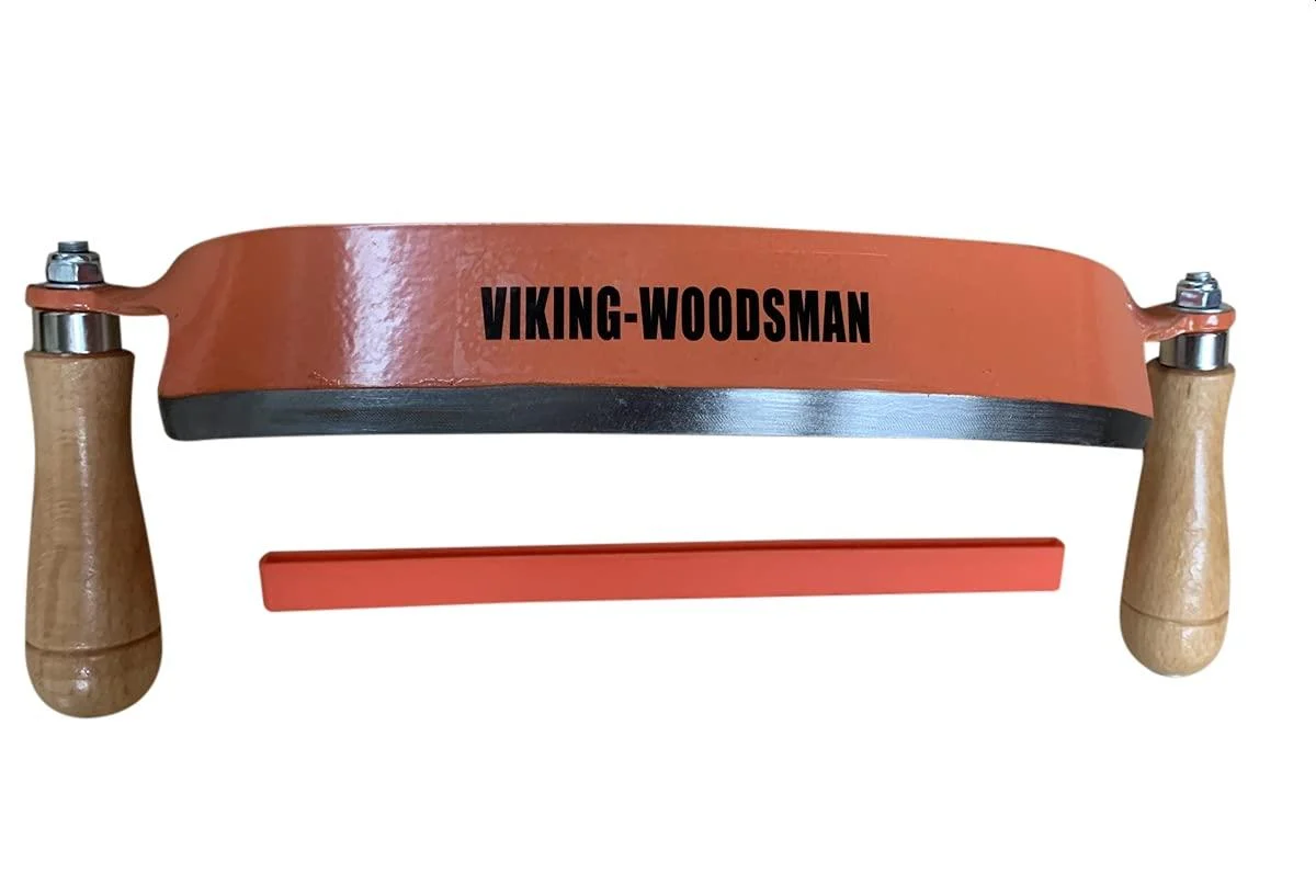 Viking Woodsman LT037 10 inch curved Draw Shave for Logs + green Wood - VMTW