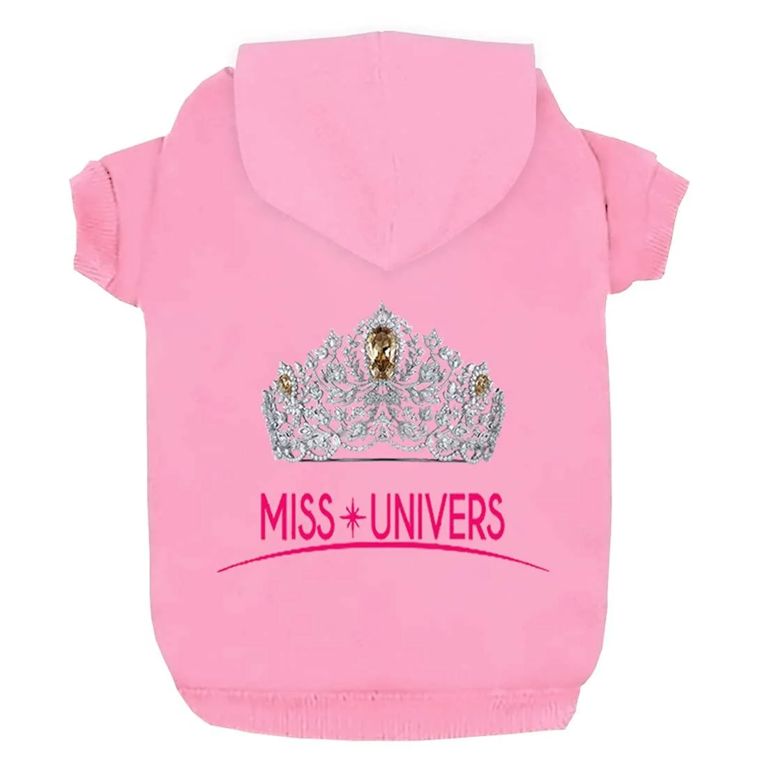 Dogs hoodies dog clothing clothing miss univers fleece sweater winter sweatshirt warm cotton care hoodie for small dogs medium large dogs xxl pink - Izefia