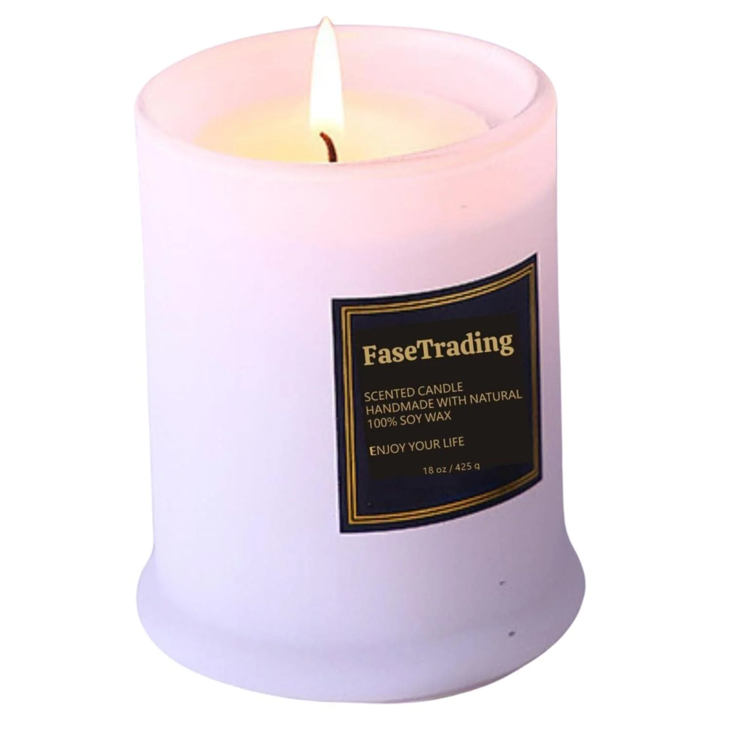 Soy Candles Lavender Scented | 16 Oz Jar Candle | 75 Plus Hours Burn Time | Autumn Candle Natural Soy Wax | Women Gift Candle Aromatherapy Candle - FASE TRADING