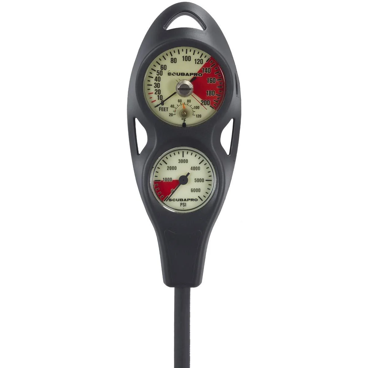 SCUBAPRO 2-Gauge in-Line Diving Console, PGPSI DGFT