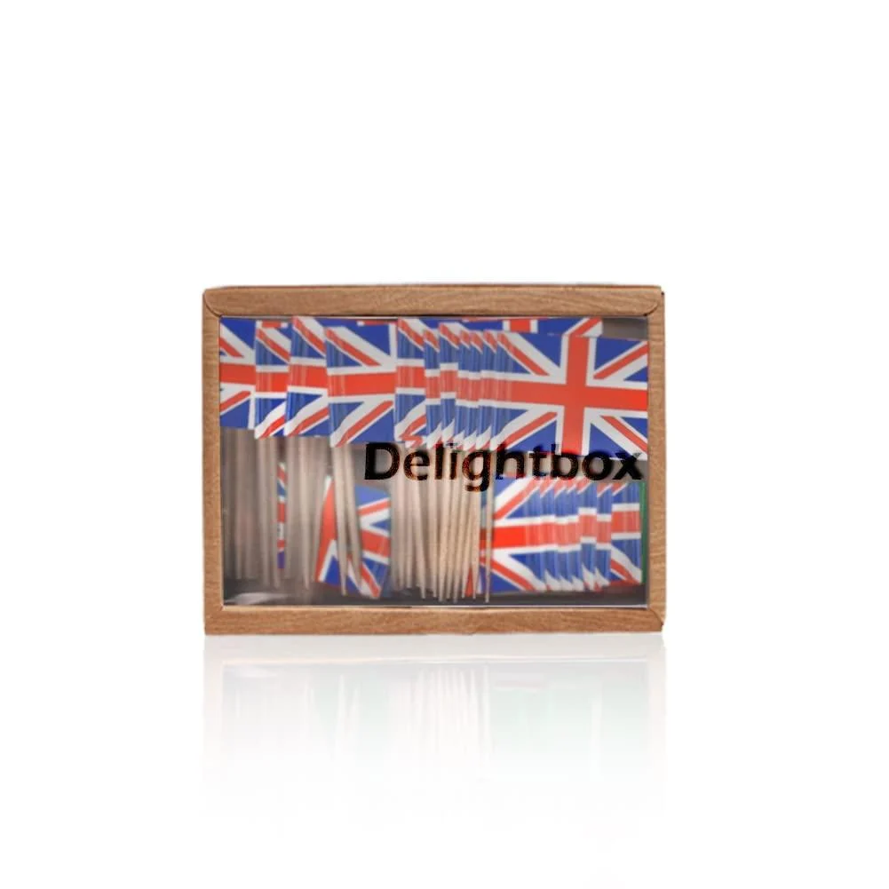 UK | British Flag Toothpicks (100) - DELIGHTBOX