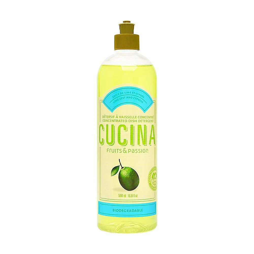 Cucina Lime Zest and Cypress 16.9 oz Concentrated Dish Detergent - Fruits & Passion