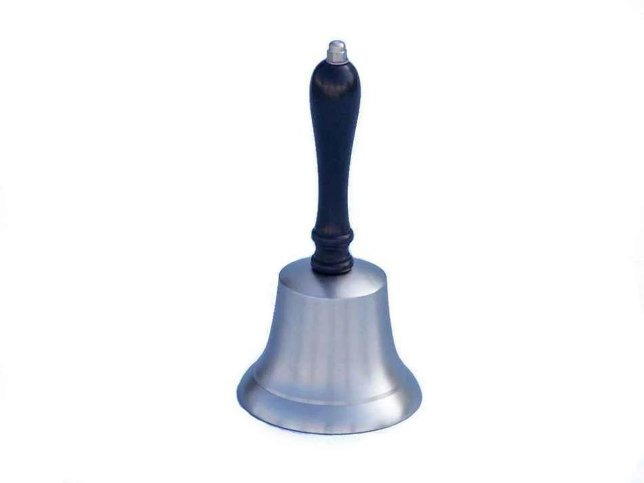 Hampton Nautical Bl-2015-BN Nickel Hand 9" Bell-Nautical Decor, 9", Brush Nickle