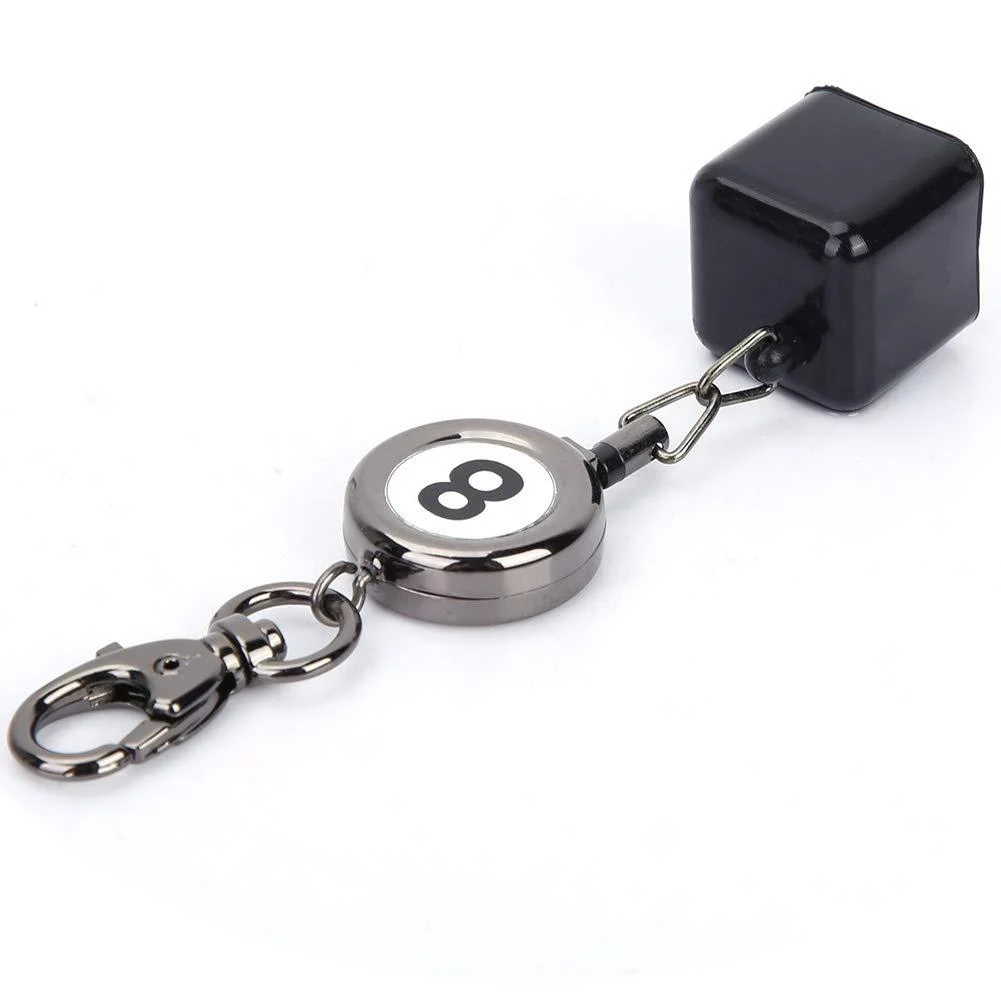 Bnineteteam Billard Billard Queue Coarial owner portable black retractable billiard snooker pool queue chalk holder Drawing Billiards Supplies Competitive Sports - Bnineteenteam