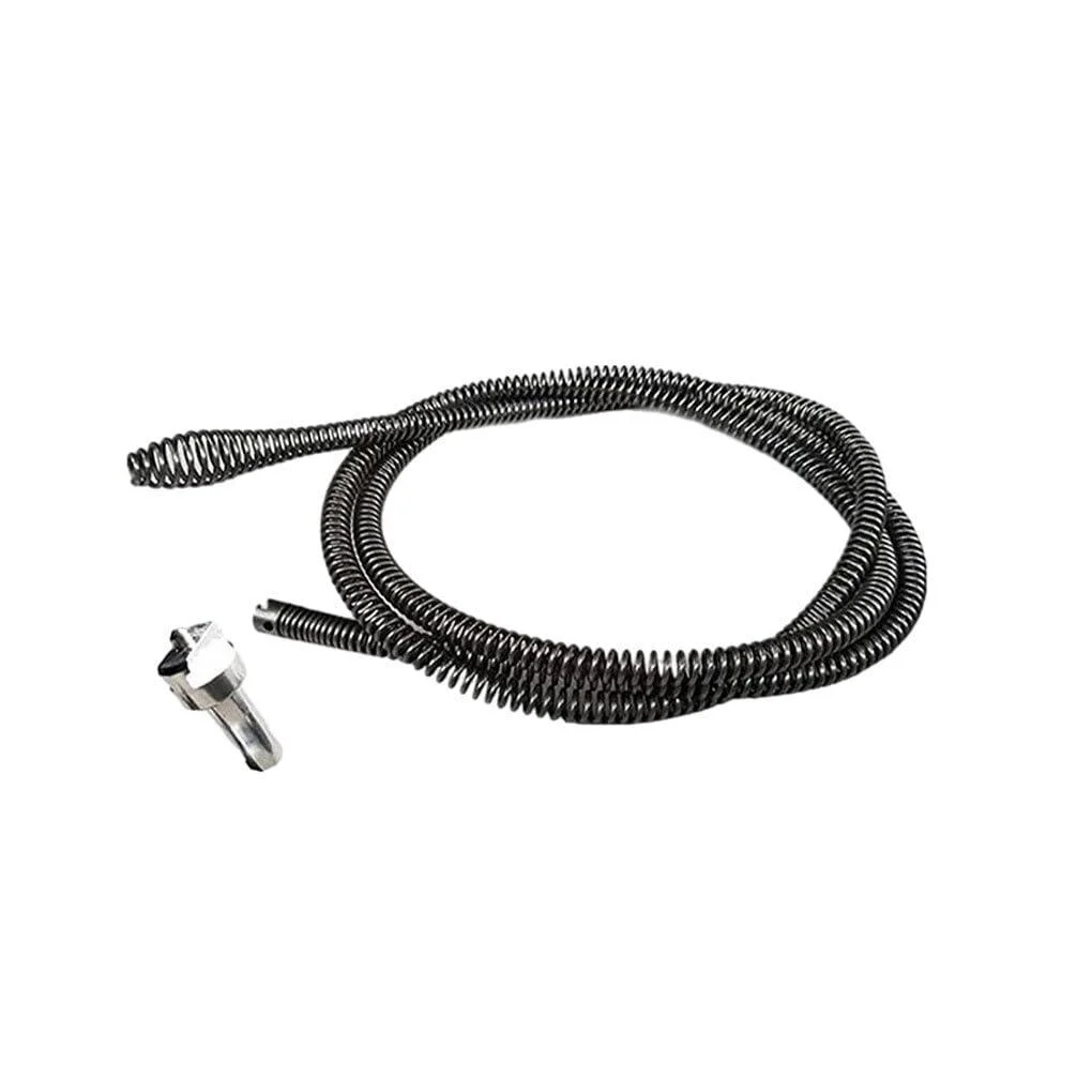 DSOUWEH Easy To Spring Pipe Dredging Tool Clear Pipes With Manganese Steel Construction Spring Sewer Dredging Tool 3 meter spring