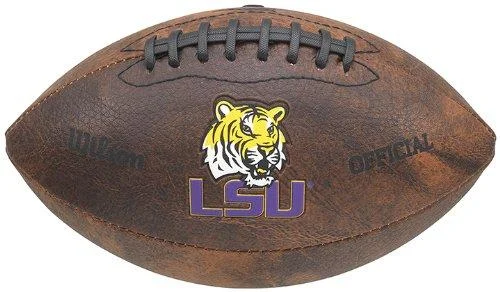 NCAA LSU Tigers Color Logo 9-Inch Football