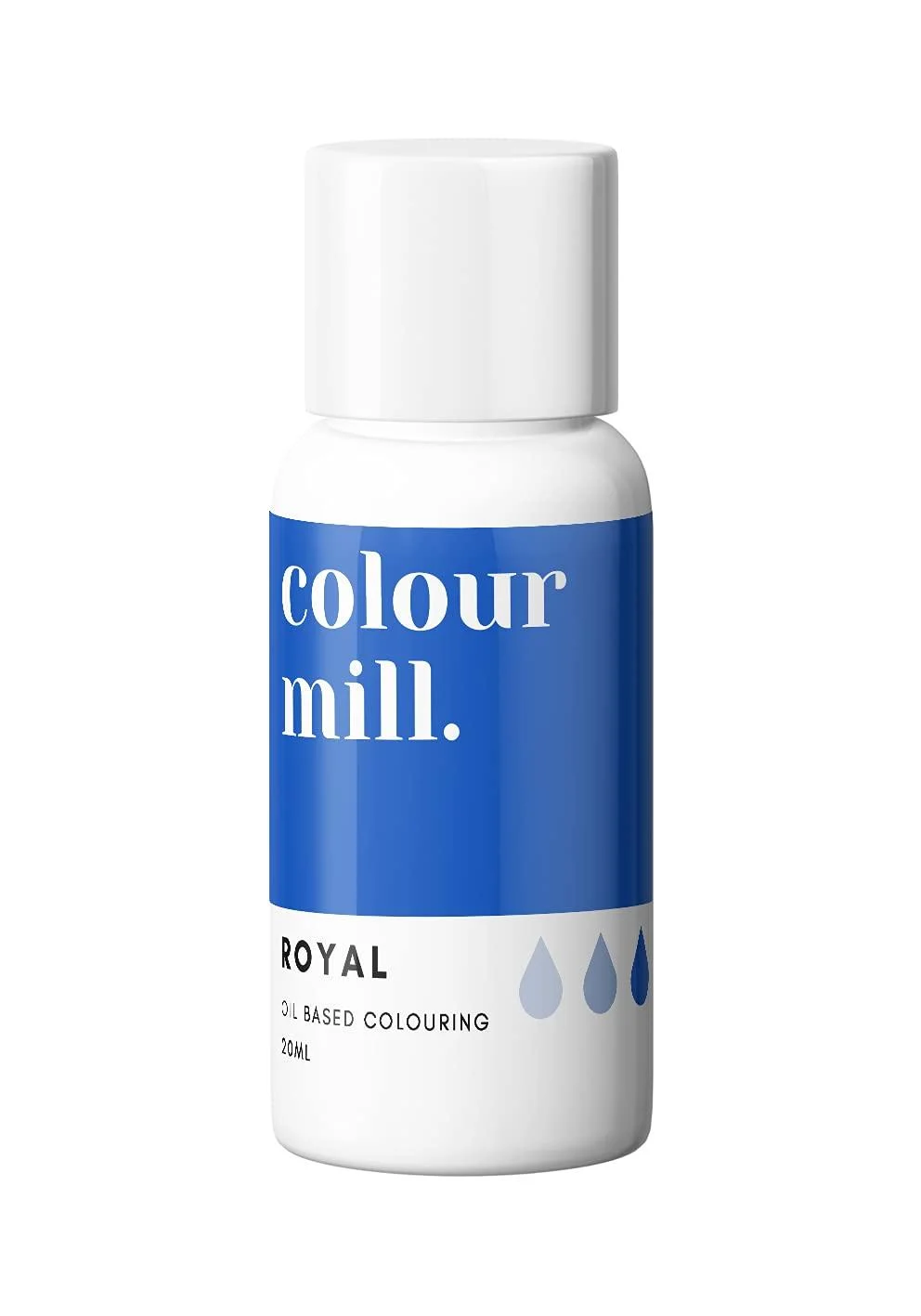 Colour Mill Oil Based Food Colouring 20ml Colours all Icings Chocolate Dough and more (Royal Blue)