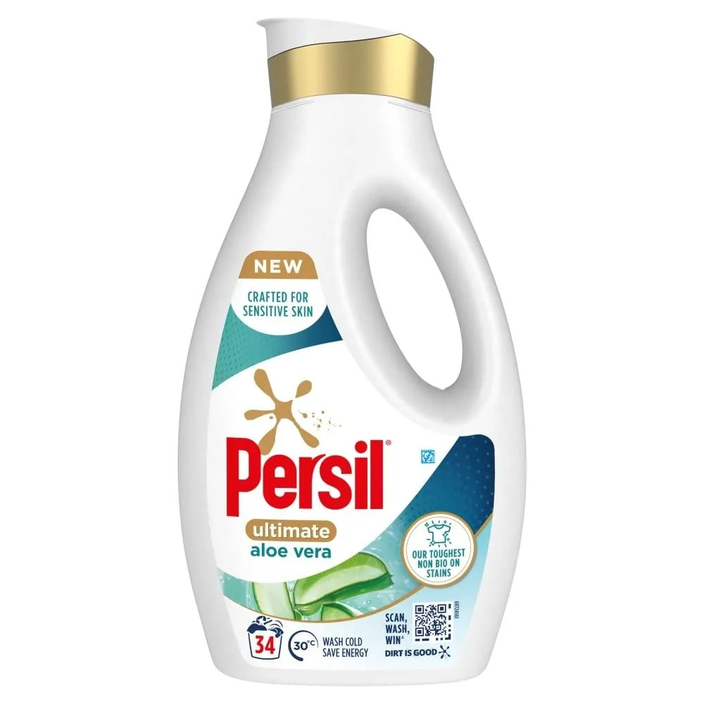 Persil Ultimate Aloe Vera Laundry Washing Liquid 918ml