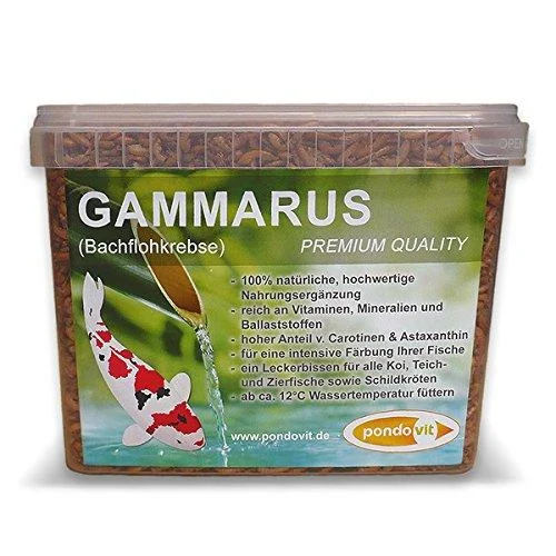pondovit Gammarus (Freshwater shrimp - Premium snack - Koi treats 2.4 l 2.4 l (1 pack)