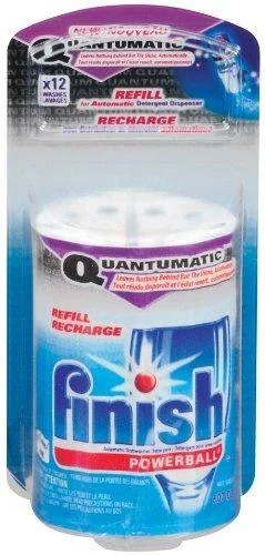 FINISH QUANTUMATIC REFILL RECHARGE--POWERBALL CARTRIDGE-(12)