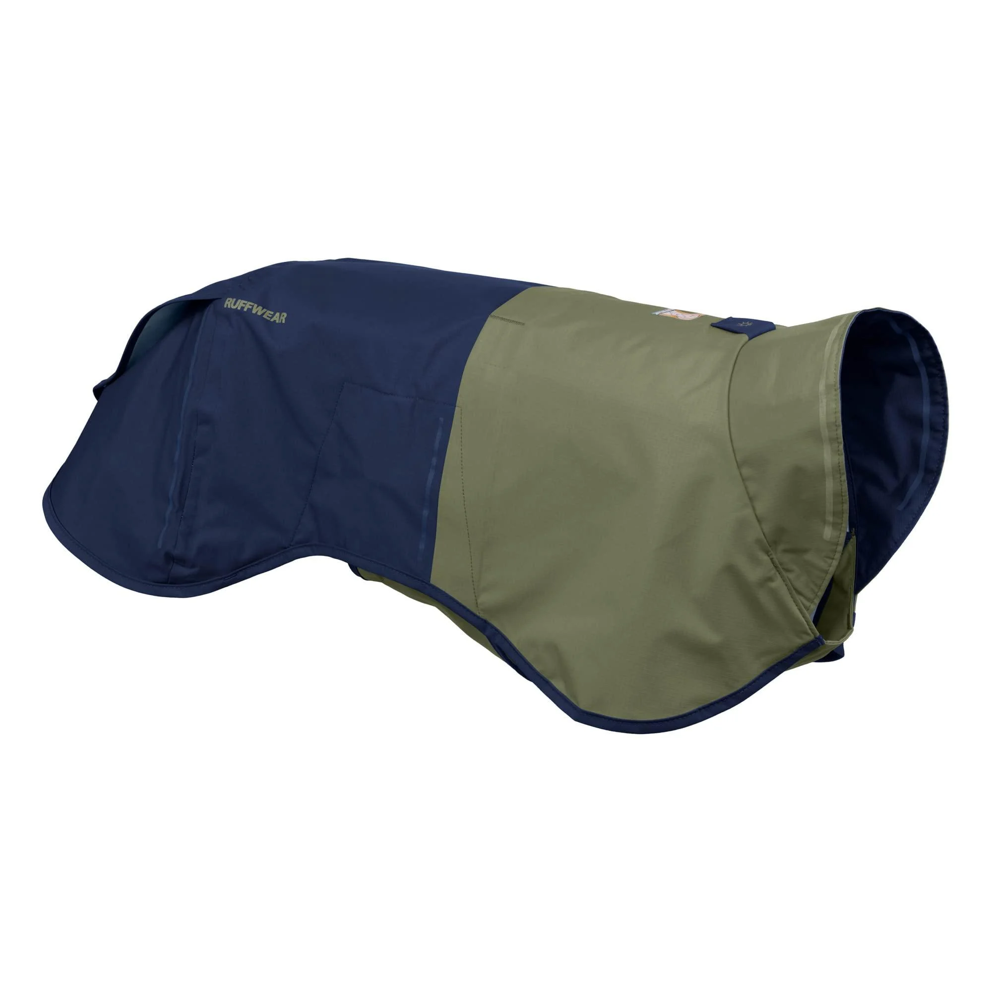 RUFFWEAR Sun Shower Rain Poncho Lightweight Waterproof Raincoat for Dogs Size: Large Midnight Blue Large Midnight Blue