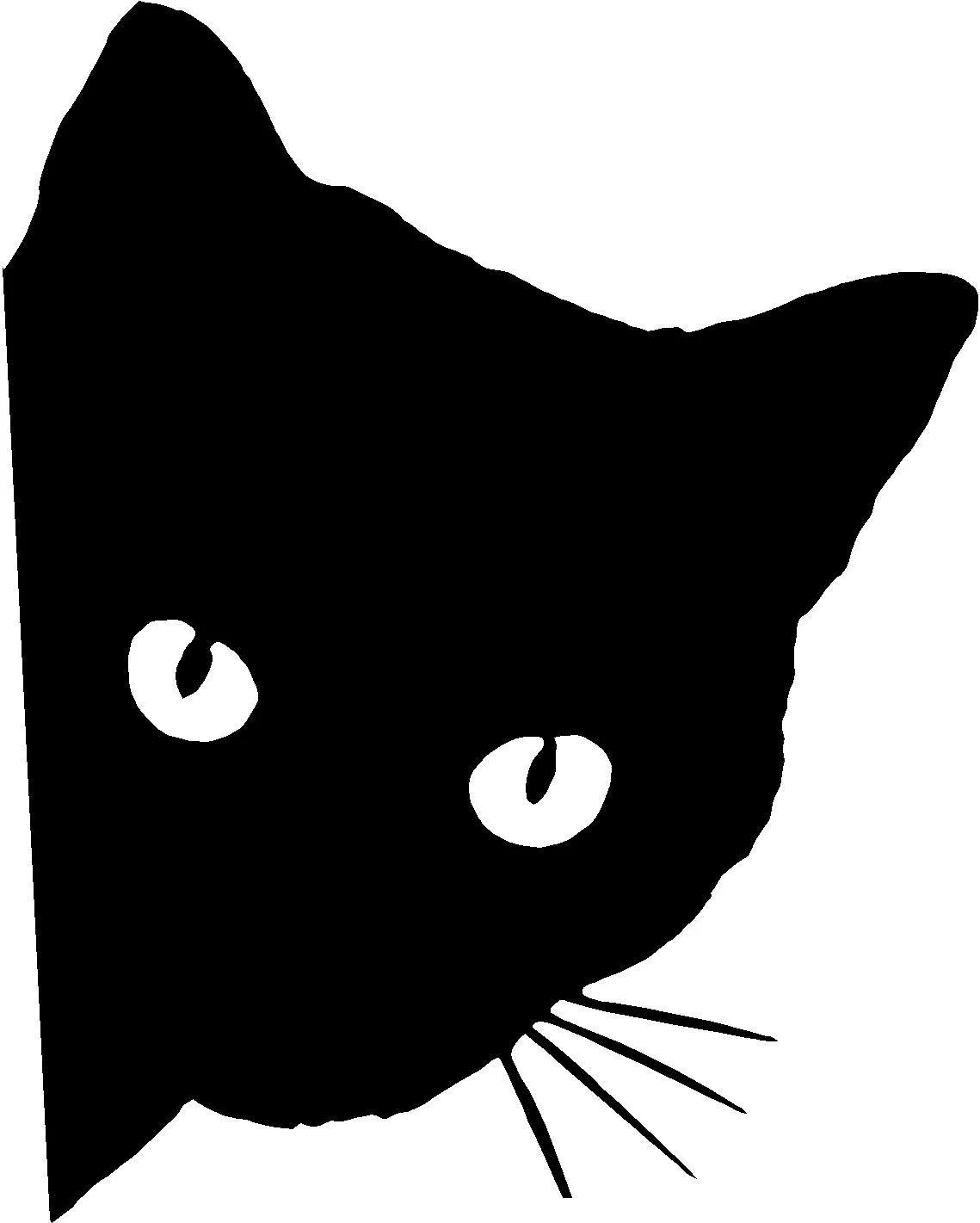 Bathroom Toilet Sticker Decal - Cat Peeking - Funny Fun Bathroom Decals
