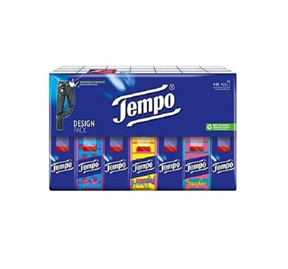 Tempo handkerchiefs XL Pack 42 pieces
