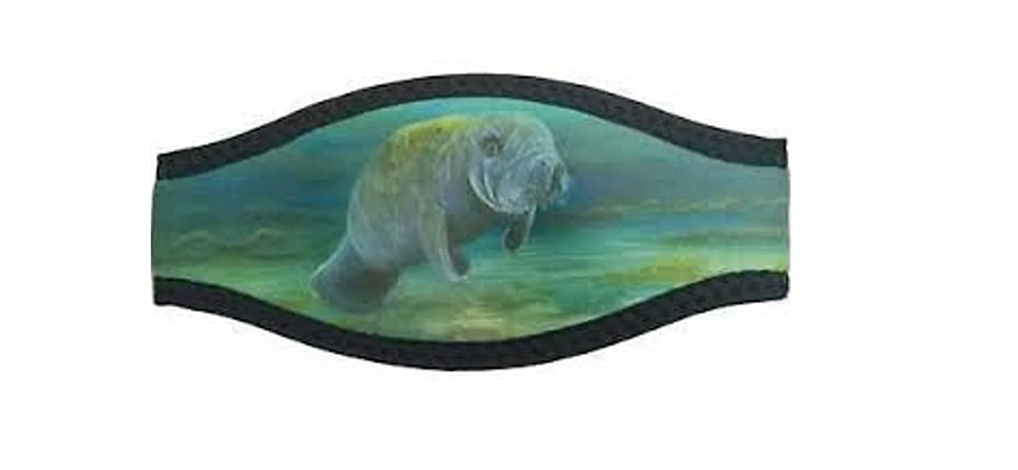 Marine Sports Manatee Grass Mask Strap Wrapper Black - Marine Sports Manufacturing