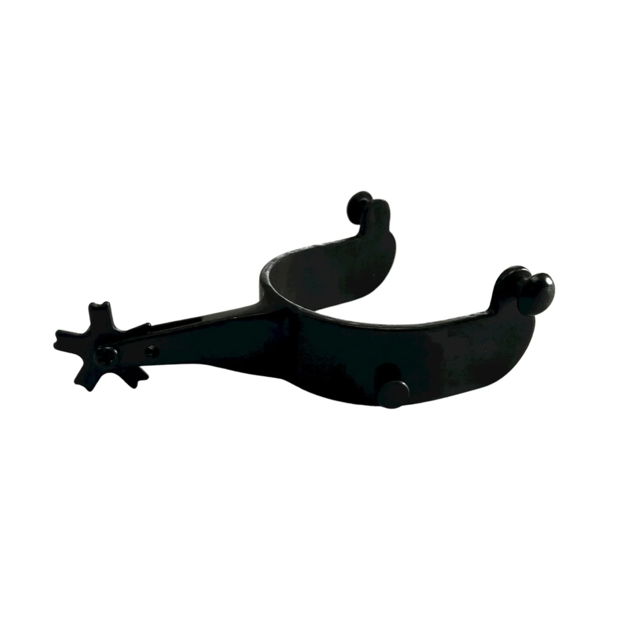 Formay Black Bull Riding Spurs - Mens