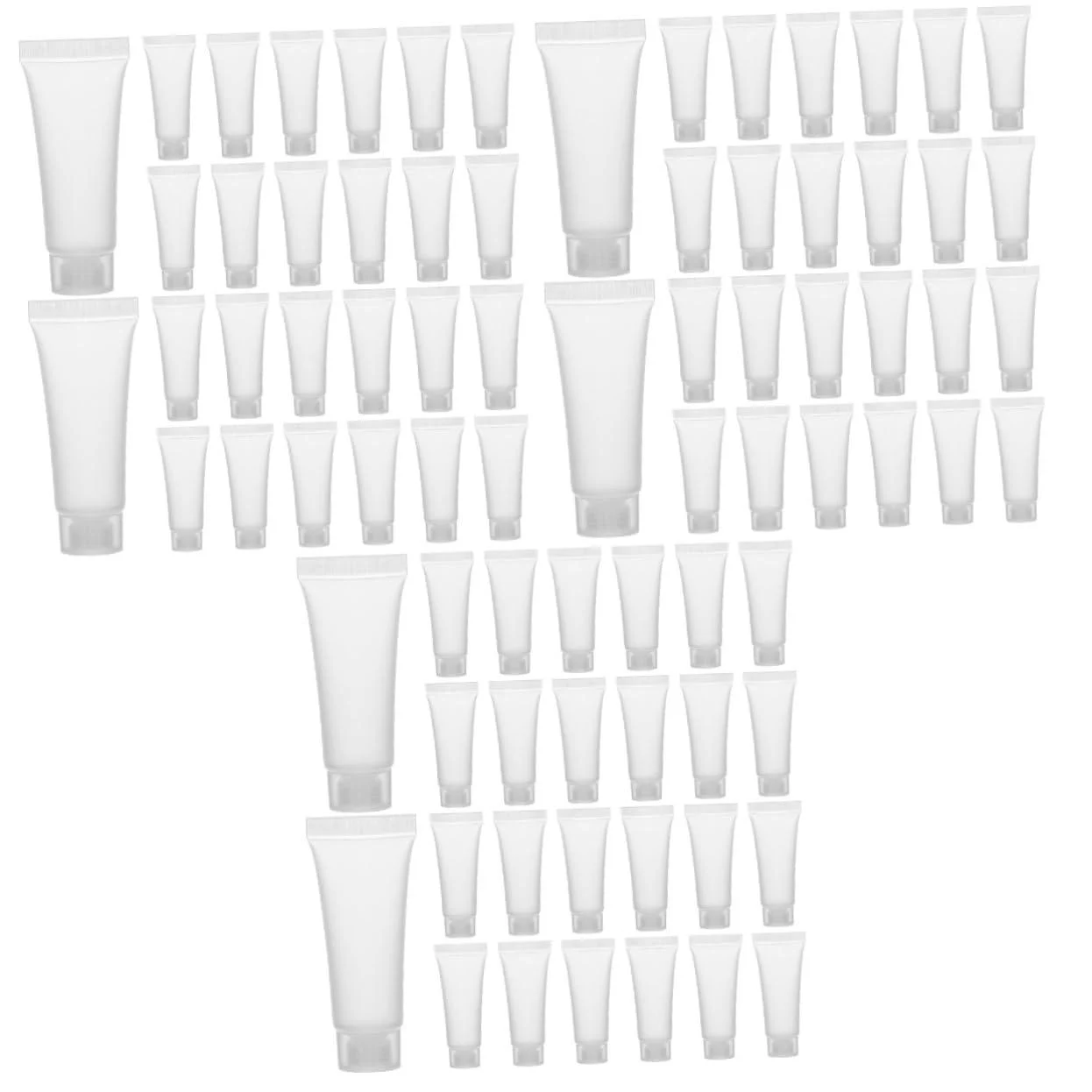 FRCOLOR 150 Pcs Bottles Clamshell Frosted White Metasequoia Whitex3pcs 7.5X3CMx3pcs