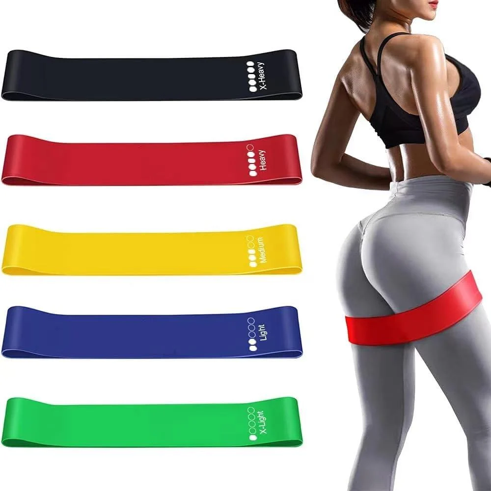 Adjustable Resistance Bands for Strength Training, Yoga, Pilates, Physical Therapy, and Home Gym Workouts - Multi-Level Exercise Bands for Stretching and Flexibility