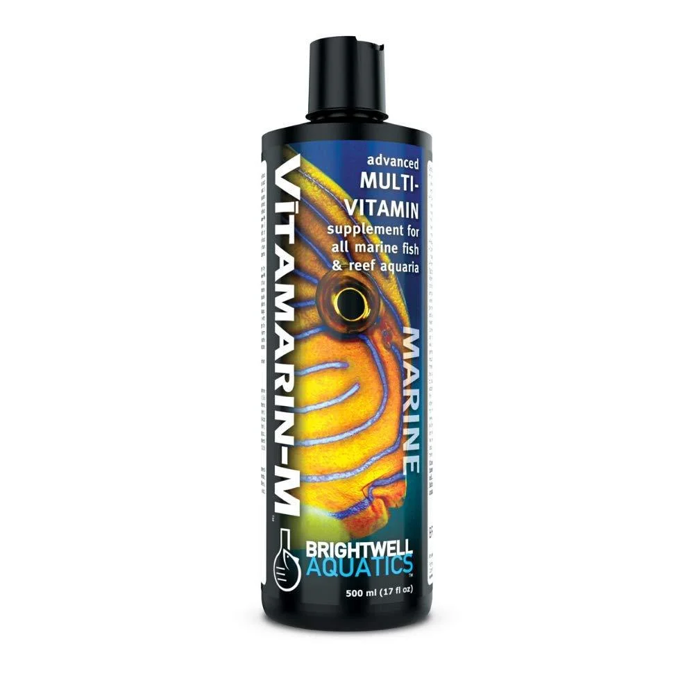 Brightwell Aquatics Vitamarin-M - Multivitamin Supplement for All Marine Aquaria 500-ML