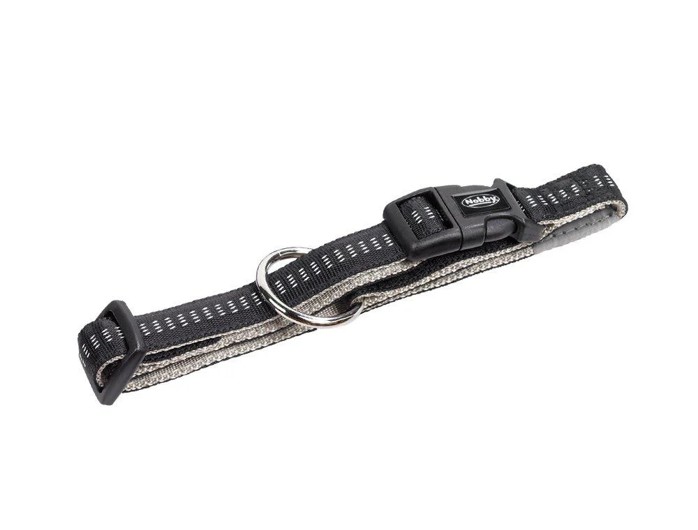 Nobby collar Soft Grip black L: 20-30 cm W: 10 mm 1 piece black-grey length 20-30 cm width 10 mm