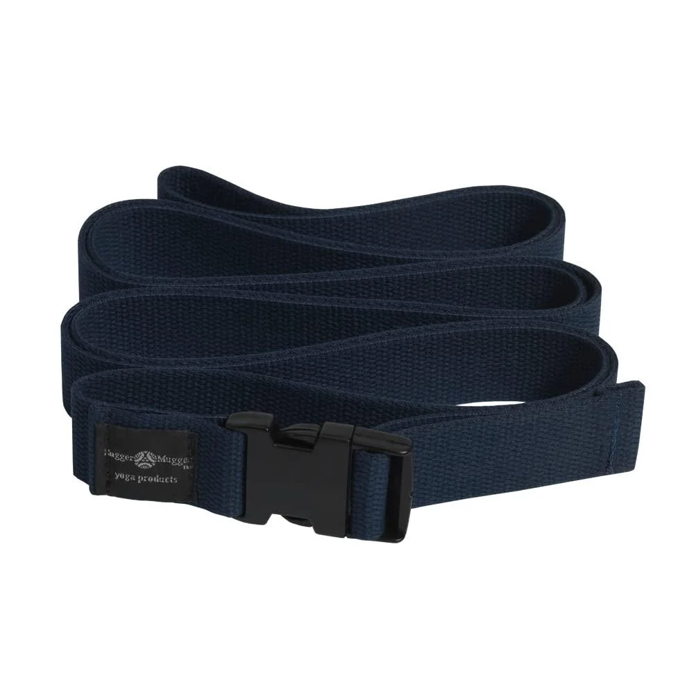 Hugger Mugger Quick-Release 10 ft. Yoga Strap - Navy