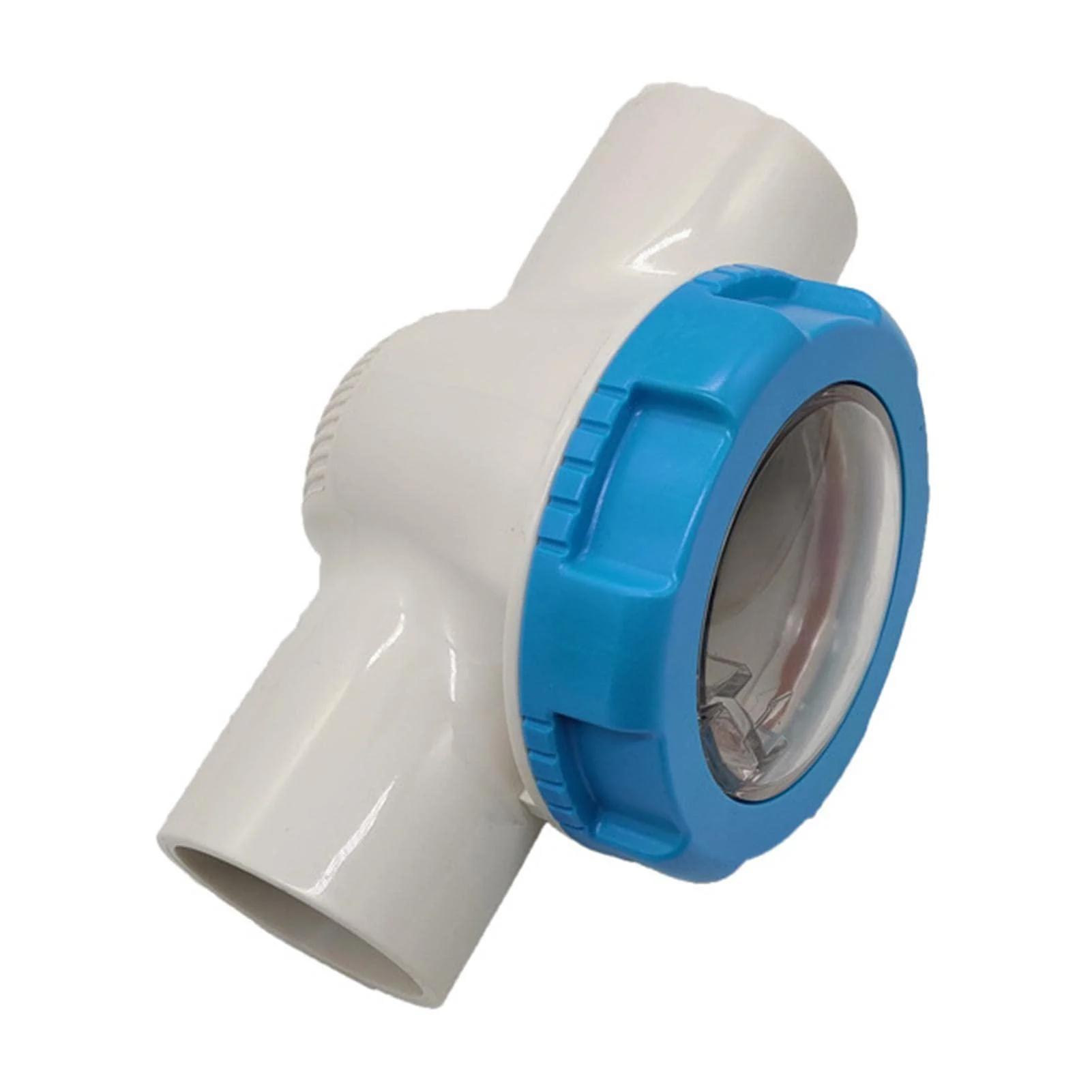 Check Valve for Pool 2 Inch - ABS PVC Pool Check Valve Visual - Water Hose Backflow Preventer with Transparent Pipe for Swimming Pool Filter