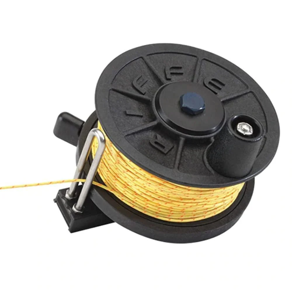 Riffe N.F. Horizontal Reel (With Line, Flat Mount (Wood Gun))