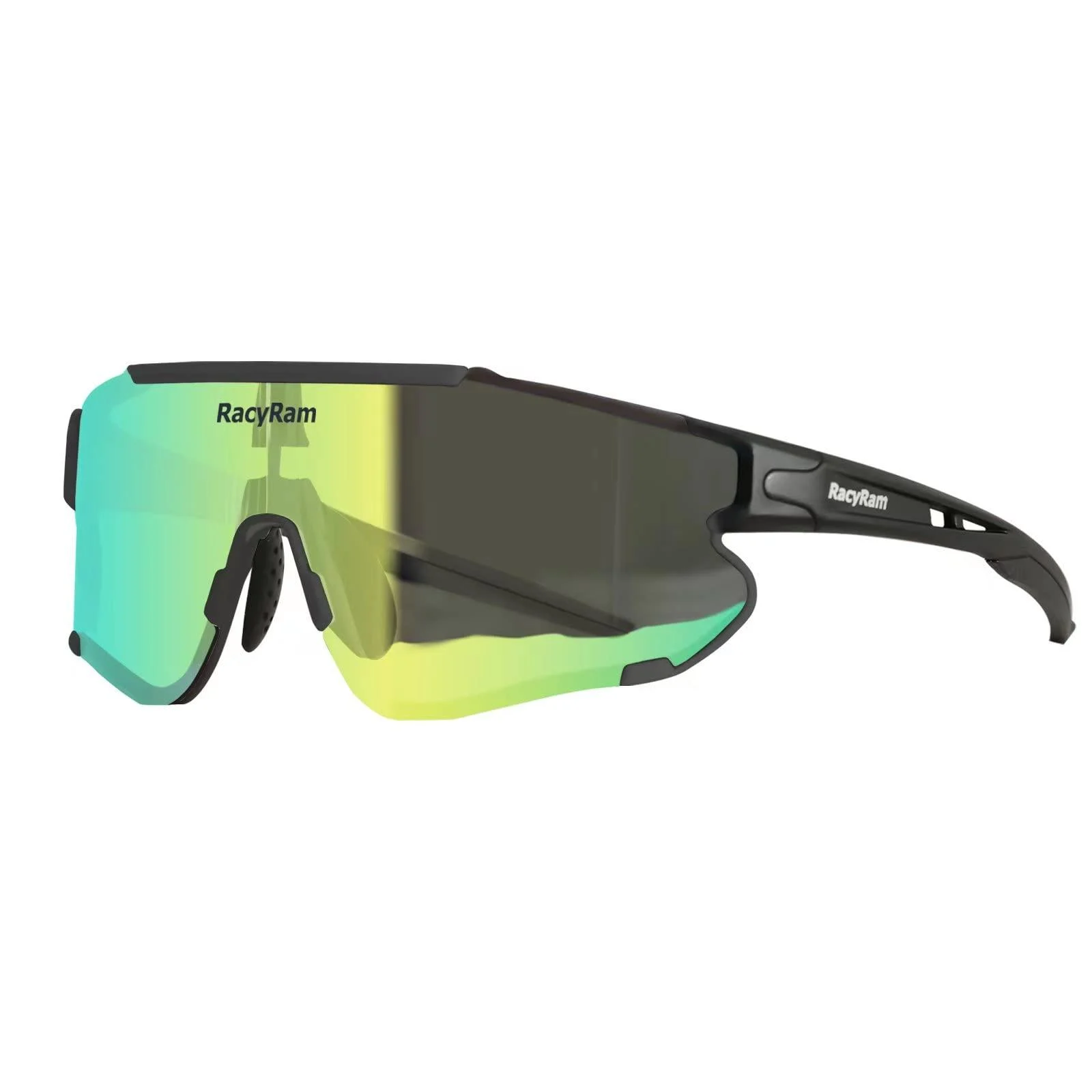 RacyRam Polarized Sunglasses for Men Women, UV400 Protection Sport Glasses for Baseball, Cycling, Running, Softball Polarized Green