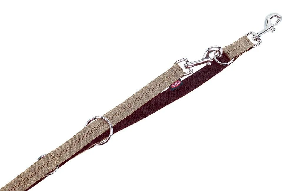 Nobby Leash Soft Grip beige / chocolate L: 200 cm W: 20 mm 1 piece beige-chocolate Width 20 mm