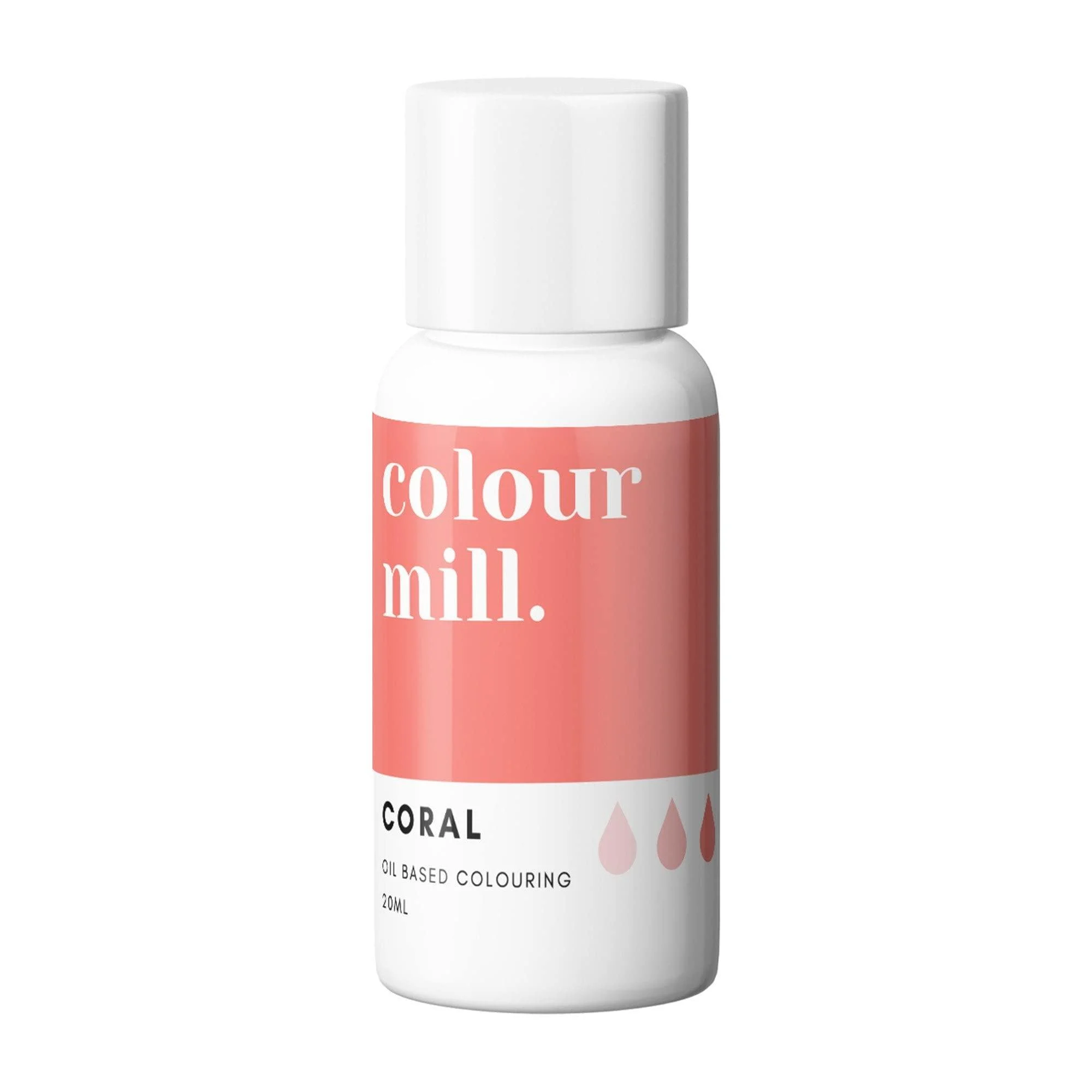 Colour Mill Tropical Oil Based Food Colouring 20ml (Coral)