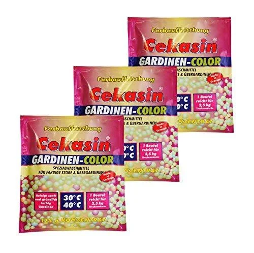 6 x Cekasin Curtain Color Curtain Detergent Color Refresher Washing Powder - Preisjubel