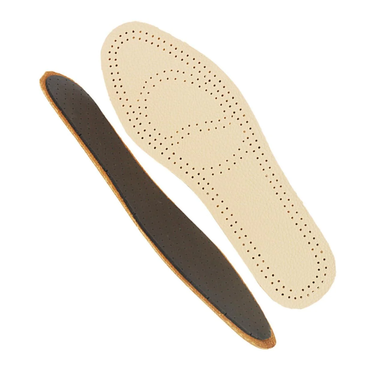 NOLITOY 2 Pairs Sports Insoles Shoe Insoles Foot Protector Arch Supports Shoe Accessory Gel Shoe Inserts Leather Insoles Cowhide Insole Breathable Insoles As Shown Size 6