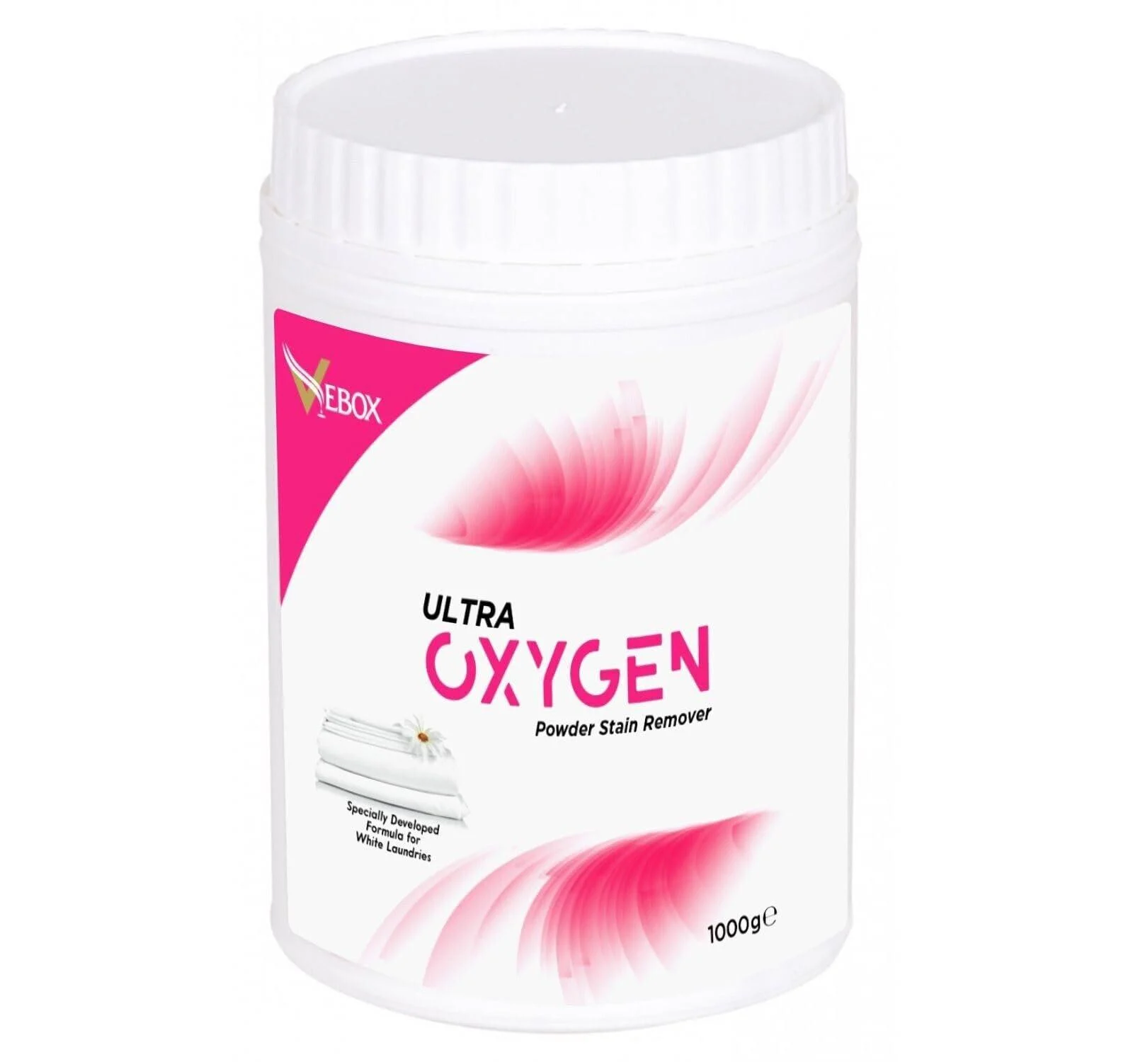 Vebox - Ultra Oxygen Bleach - Powder Stain Remover - Developed for White Laundries 1KG