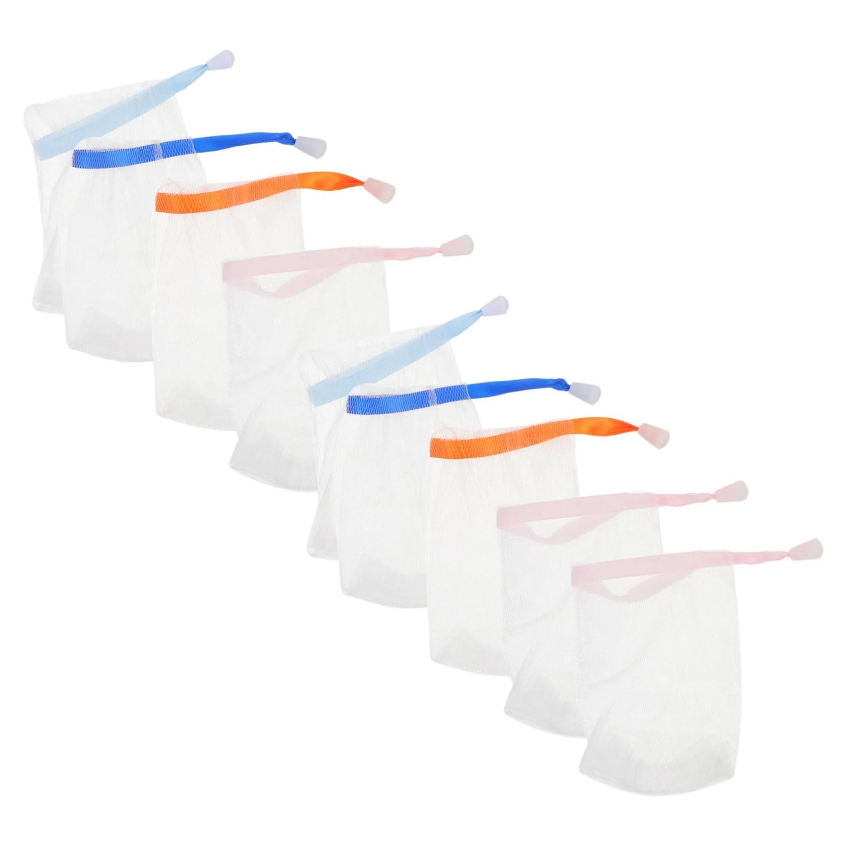 NULYLU 20pcs Soap Foaming Bag Soap Bar Pouch Nylon Pocket Soap Bags Mesh