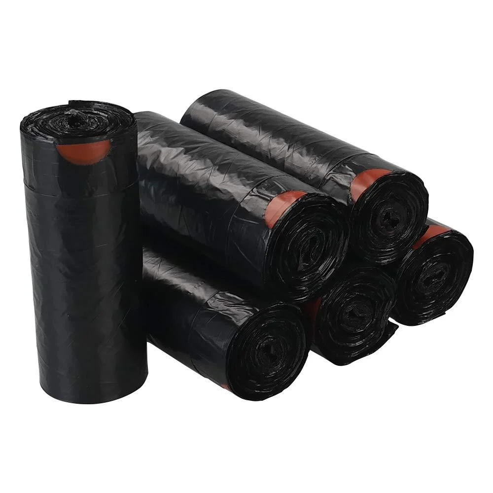 Callyne 1.5 Gallon Small Drawstring Trash Bags 210 Bags Black